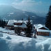 Rathlucken Hütte im Winter