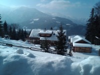 Rathlucken Hütte im Winter